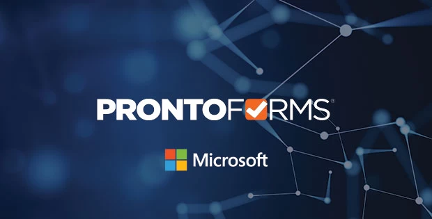 ProntoForms leverages Microsoft services including SharePoint Lists. Take charge of your operations with field-focused mobile data collection