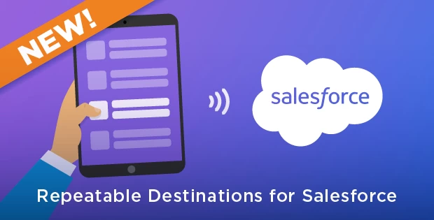 Repeatable Destinations resolve the issue of getting structured repeated data into Salesforce. Now you can create a single destination per Repeatable Section. 